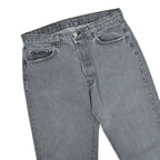 1980's Levi's 501 FADED BLACK DENIM PANTS... W32 L32