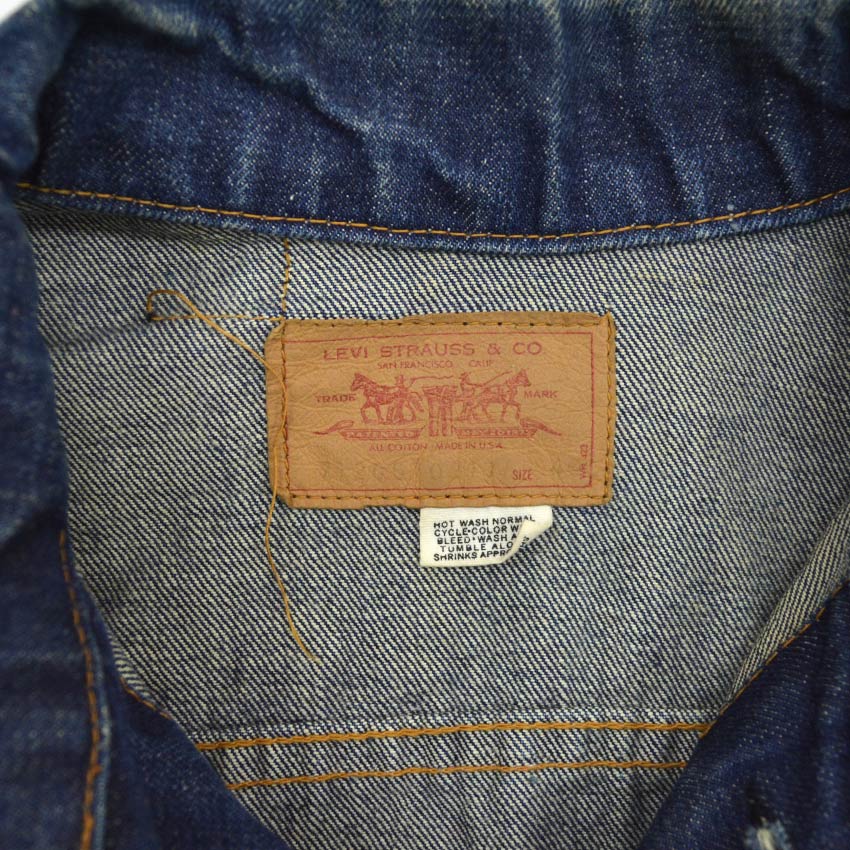 1970's Levi's 71205 Small-e Denim Jacket... 46