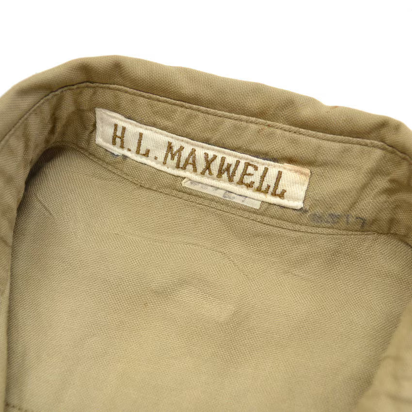 1950's USMC OXFORD SHIRT & KHAKI CHINO TROUSERS...