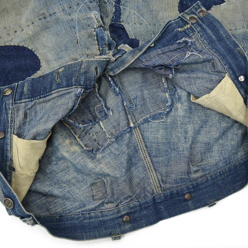 1930's Montgomery Ward Buckle Back Denim Pants... W32 L29.5