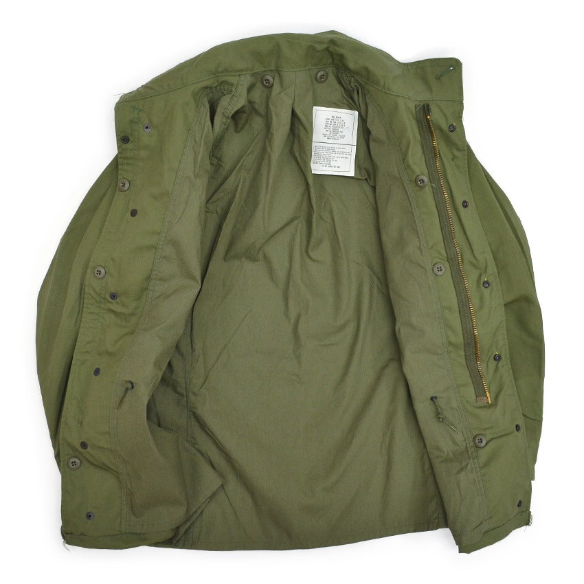 1980's Deadstock USARMY M-65 OD 3RD SCOVILL ZIPPER... SR