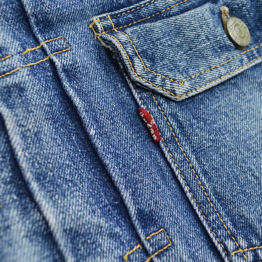 1950's LEVI'S 507XX DENIM JACKET BLEACHED...