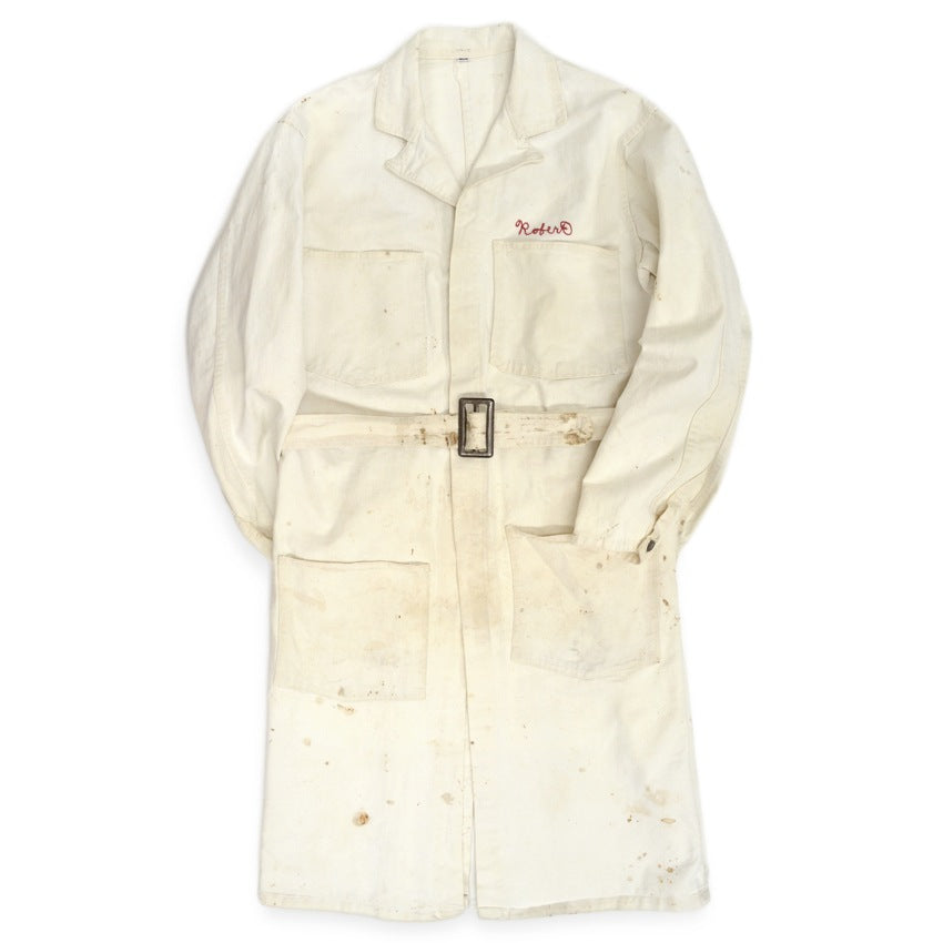 1930's〜 OLD MECHANIC WORK COAT 非対称ポケット ... 40R