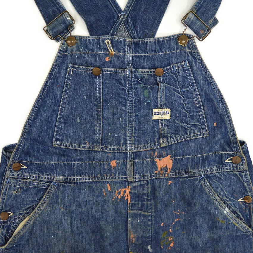 1950's HERCULES DENIM OVERALL...W37