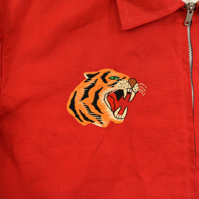 1960s VIETNAM SOUVENIR JACKET (Vietnamese souvenir jacket) Red...