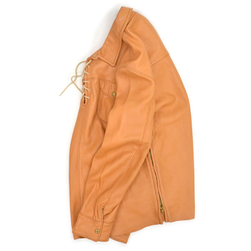 ~1960's MIDWESTERN SPORT TOGS DEERSKIN LEATHER SHIRT... 38