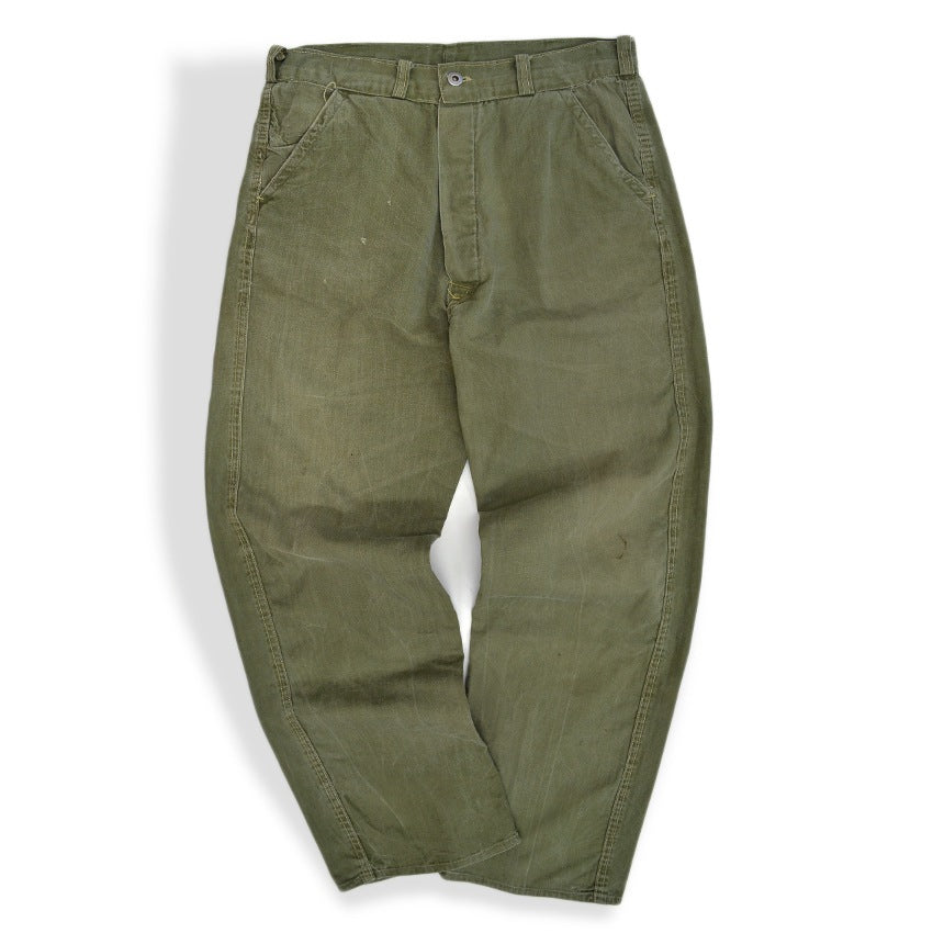 1940's USARMY WW2 HBT PANTS PRIVATE PURCHASE NAMED... W31 L31