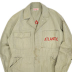 1940's A.RIFKIN&CO. ATLANTIC WHITE FLASH HBT WORK COVERALL 40 ... AS IS