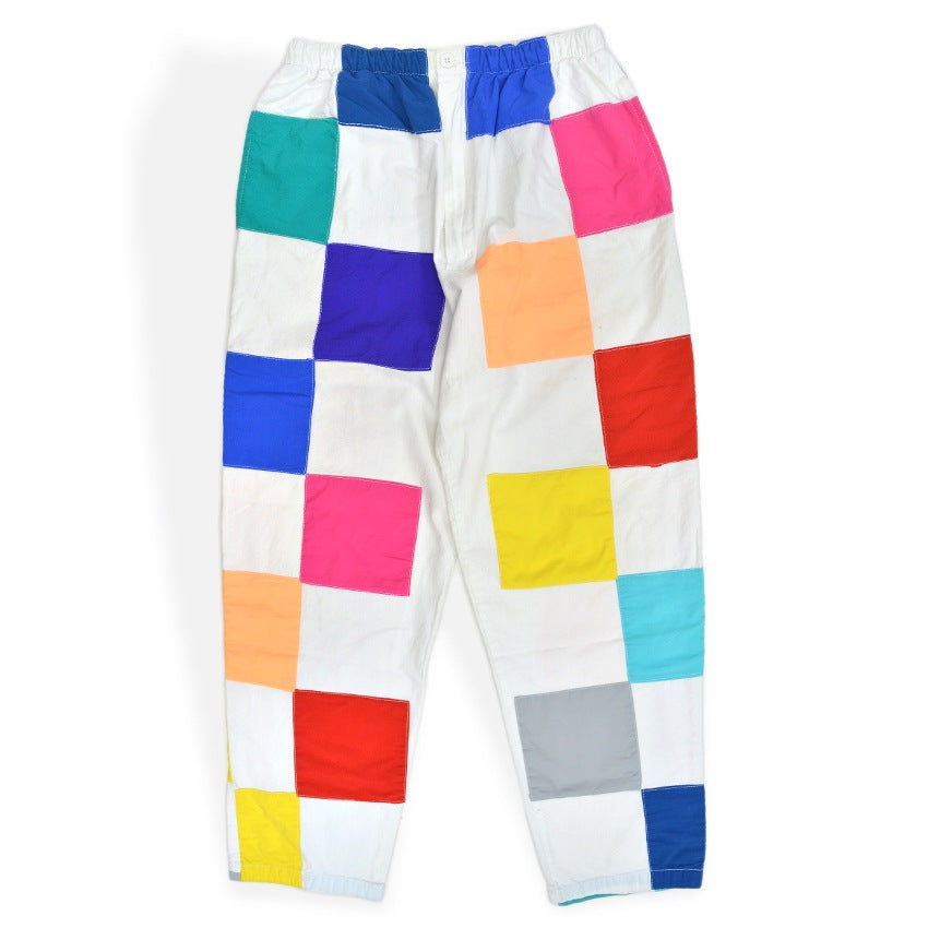 1990's PATCHIT ALL COTTON CRAZY COLOR PATCHWORK PANTS ...