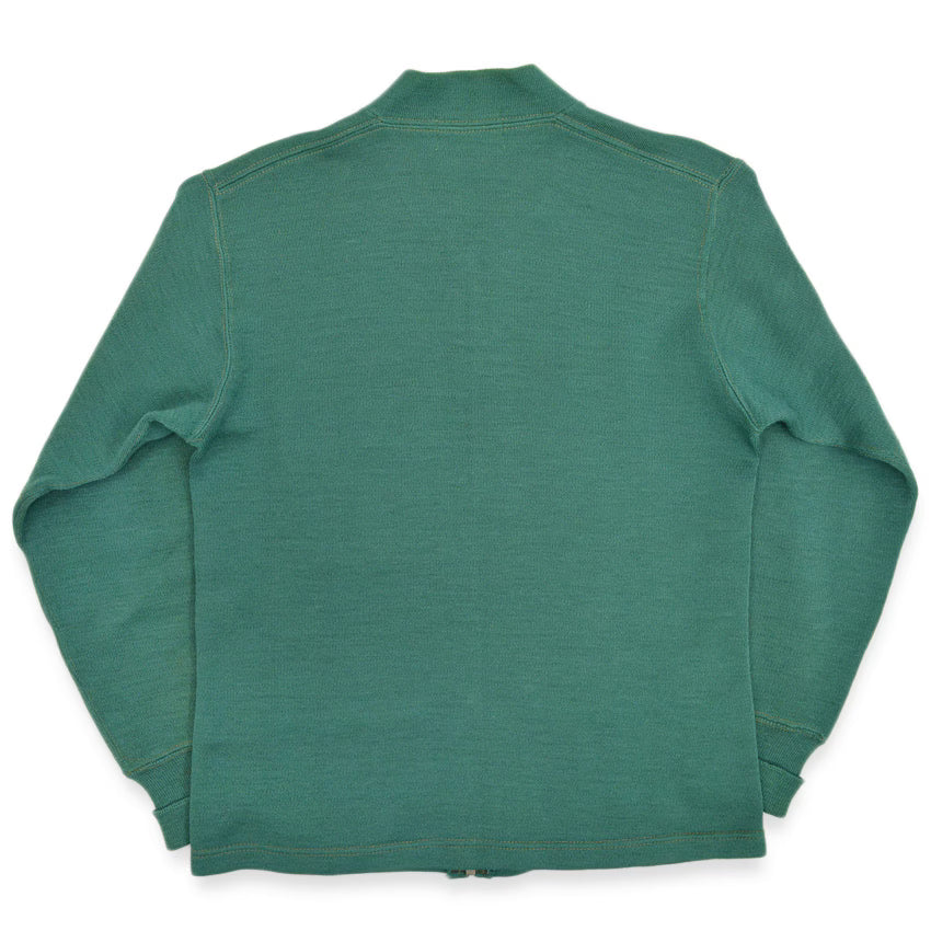 1950's SARBY SPORTSWEAR WOOL KNIT ZIP UP CARDIGAN ...