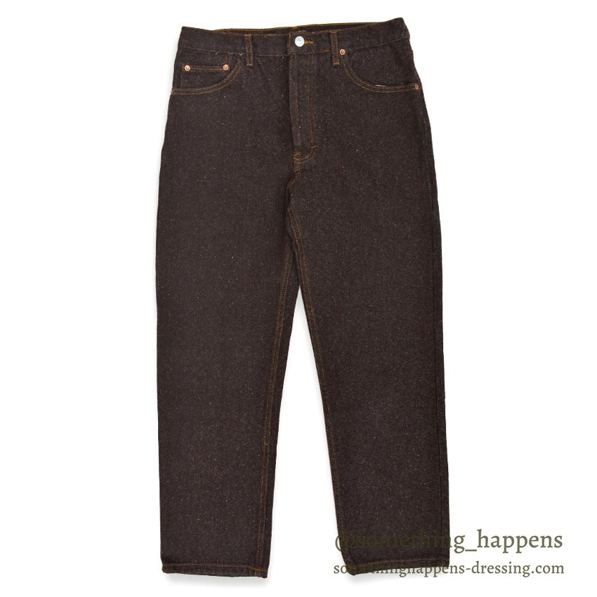 1990's~ Levi's 501 BROWN DENIM PANTS MEXICO... W33 L30