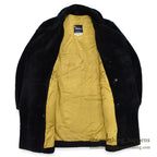 ~1960's Shanhouse BLACK FAKE FUR DOUBLE BREASTED COAT... 40