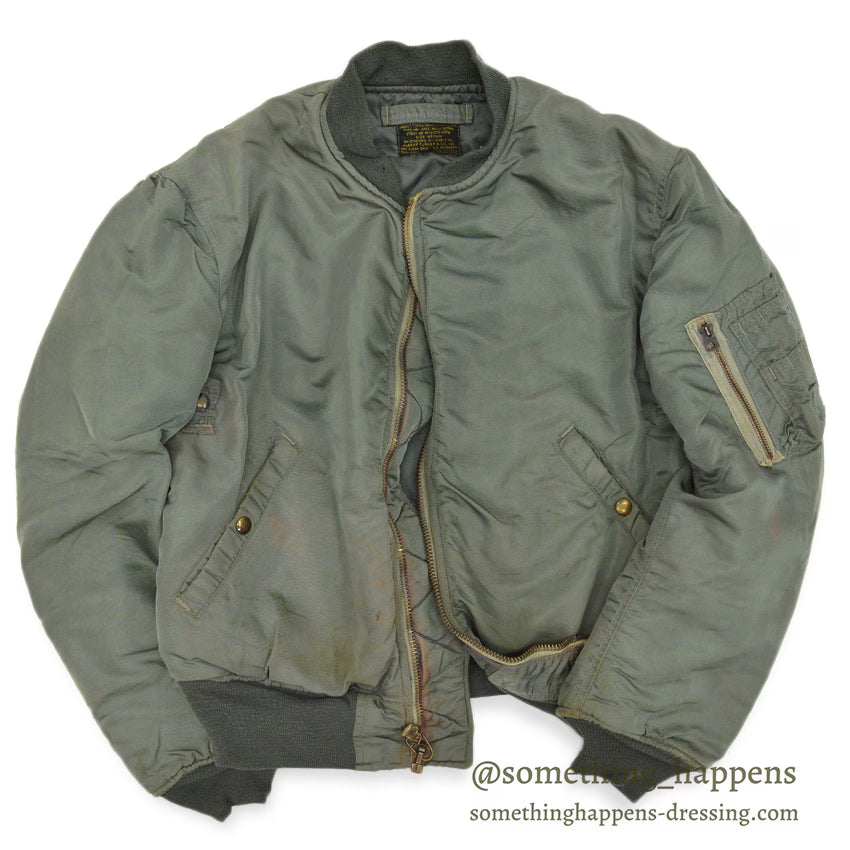 1950's USAF MA-1 FLIGHT JACKET ALBERT TURNER & CO., INC. ... MEDIUM
