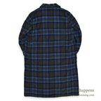1950's PENDLETON OMBRE PLAID WOOL ROBE ... L
