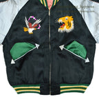 1950s JAPAN SOUVENIR JACKET (Sukajan) - Hawk & Tiger SPEED Zipper...