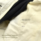 1960's~ EURO BLACK WOOL SLACKS...W32 L31