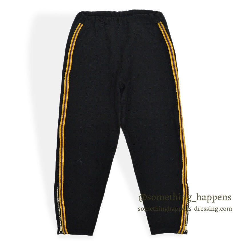1940's WILSON BLACK WOOL TRAINING PANTS ... Fits like M