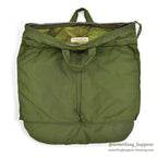 ~1970's USAF BAG, FLYING HELMET, NYLON CAMO LINING ...