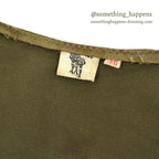 ~1970's SAFARI HUNTING CANVAS & LEATHER VEST MADE IN SPAIN...