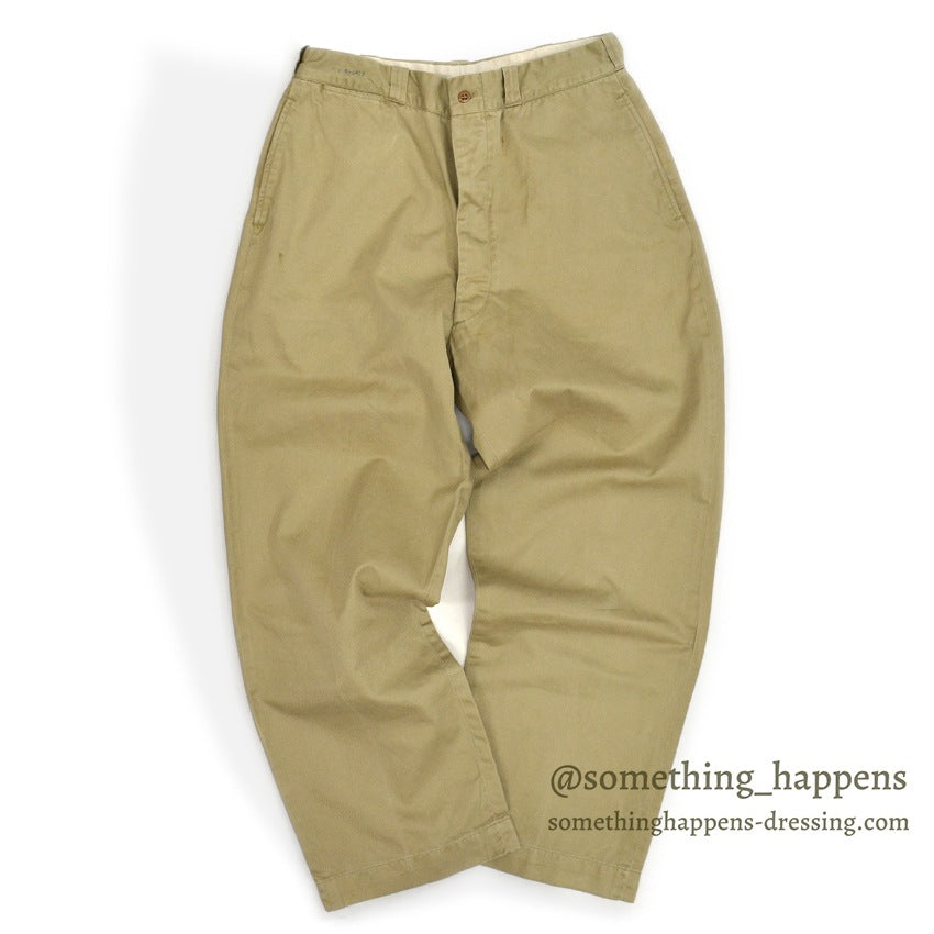 1950's USARMY TROUSERS MEN'S, COTTON UNIFORM TWILL... W31/L30