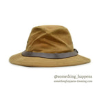 OLD FILSON TIN CLOTH PACKER HAT TAN... XL