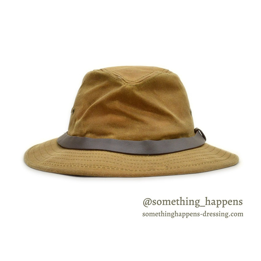 OLD FILSON TIN CLOTH PACKER HAT TAN... XL