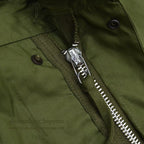 1960s Deadstock US Army Parka, Men's, M-65, Aluminum Zipper... Medium