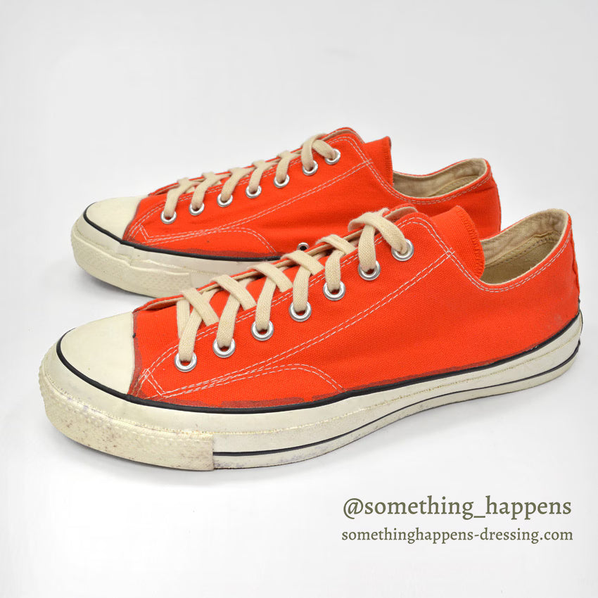 1970's DEADSTOCK CONVERSE CHUCK TAYLOR LO ORANGE... 12