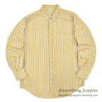 1980's BANANA REPUBLIC SAFARI & TRAVEL STRIPE SHIRT ... M