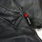 1990's SCHOTT LEATHER DOWN JACKET... 36