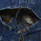 1960's LEVI'S 70505-0317 BIG-E DENIM JACKET BLANKET ... Fits like 38