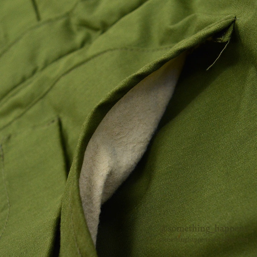 1970's 10X OLIVE GREEN HUNTING DOWN COAT...S