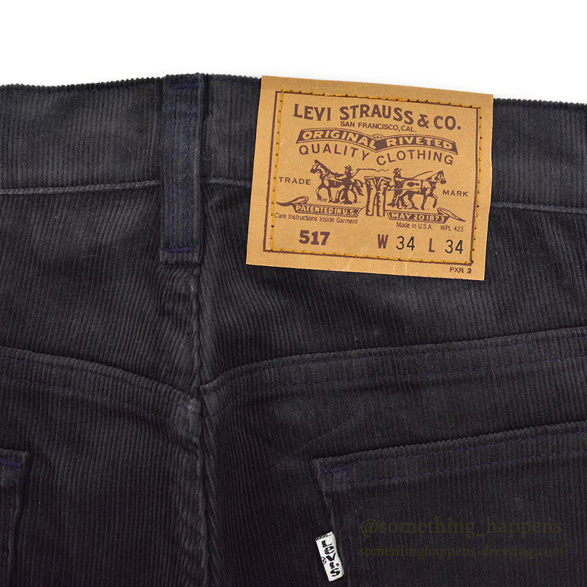 1990's DEADSTOCK Levi's 517 BOOT CUT CORDUROY PANTS... W34/L34