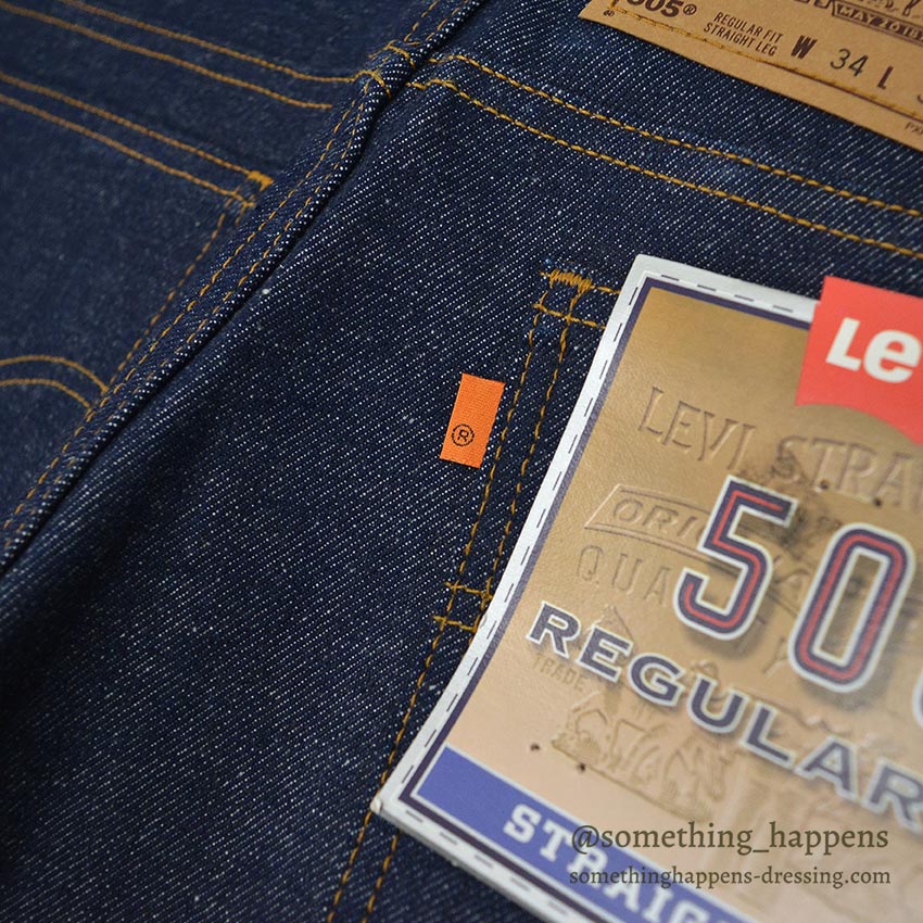 1990's DEADSTOCK Levi's 505 DENIM PANTS Made in USA... W34/L34