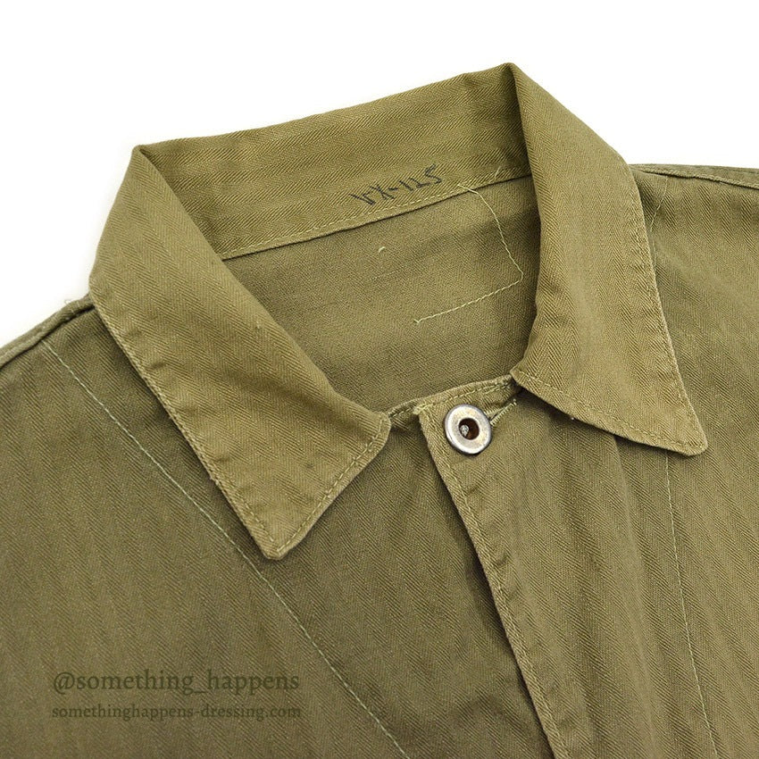 ~1940's METAL BUTTON TWO POCKETS HBT JACKET...