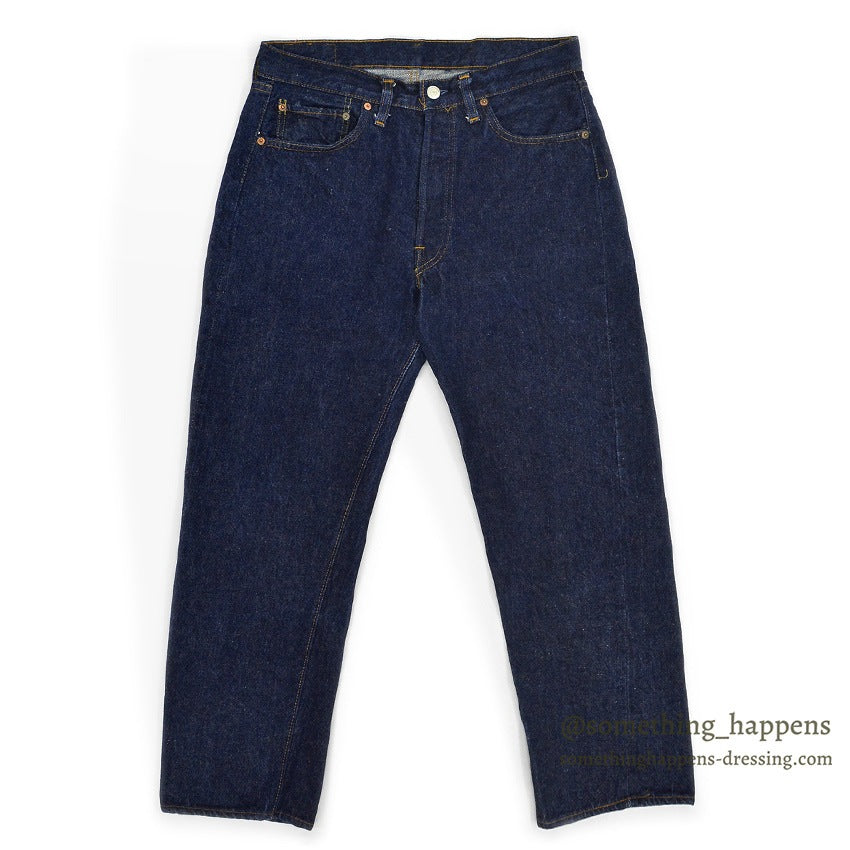 1970's Levi's 501 66 early period DENIM PANTS DARK... W32/L27