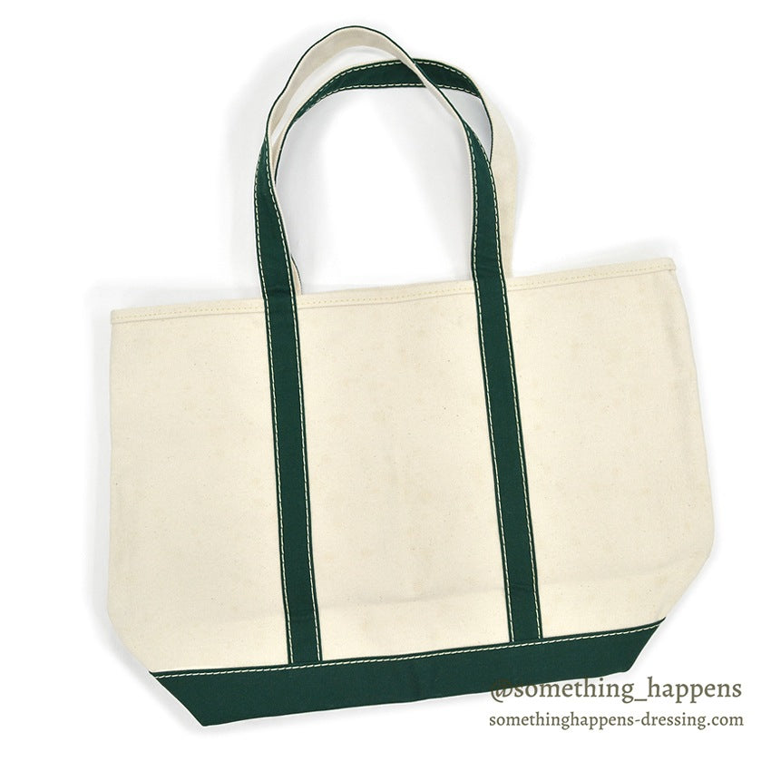1990's DEADSTOCK LAND'S END CANVAS TOTE... LARGE