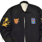 1960s VIETNAM SOUVENIR JACKET (Vietnamese souvenir jacket) 196th LIB...