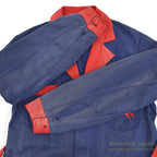 1940's Lee MOBIL PEGASUS EMBROIDERY HBT SHOP COAT TWO-TONE ... 42