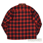 1950's DEADSTOCK WASHINGTON DEE CEE PRINT FLANNEL SHIRT...L
