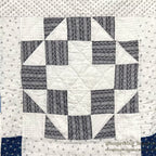 ANTIQUE CALICO PATCHWORK QUILT SUPER CLEAN... 197cm/193cm