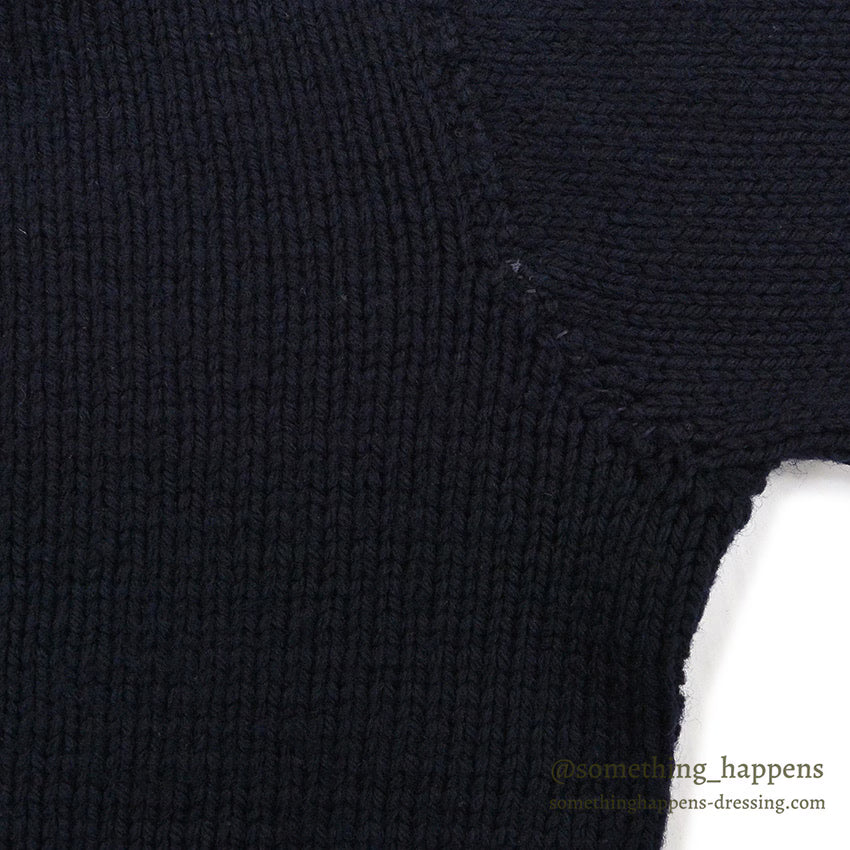 1940's AMERICAN RED CROSS WW2 TURTLE NECK WOOL SWEATER NAVY...