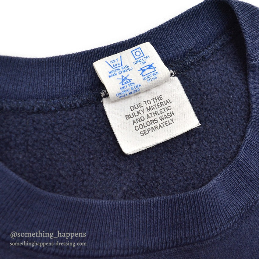 1980's CHAMPION PENN STATE REVERSE WEAVE SWEAT SHIRT NAVY...X-LARGE