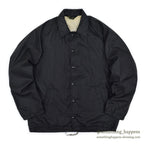 1970's CHMAPION BLACK NYLON COACH JACKET...