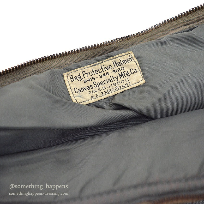 1950's USAF BAG, PROTECTIVE, HELMET...
