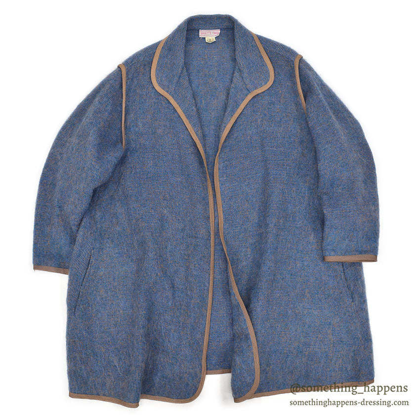 1970's~ BRIGITTE FREED 100% MOHAIR COAT MADE IN NEW YORK... M