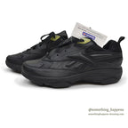 1990's DEADSTOCK REEBOK REJUVENATION BLACK LEATHER SHOES... 27.0cm
