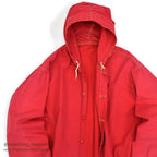 1950's~ JC HIGGINS HUNTING RED COTTON PARKA...