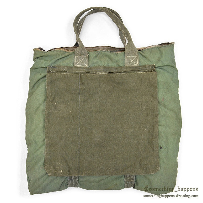 1950's USAF BAG, PROTECTIVE, HELMET, OUTSIDE POCKET MODIFIED ...