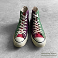 1980's CONVERSE ALL STAR MULTI CRAZY PATTERN HI... 7 1/2